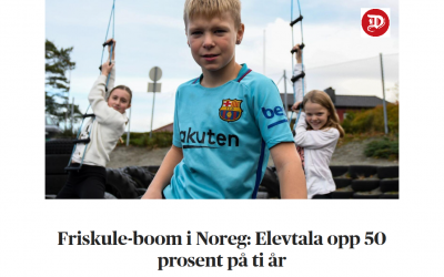 Friskule-boom i Noreg